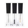3PCS 2ml Clear Empty Mini Lip Gloss/Eyeliner Liquid/Mascara Tube Set with Black Cap DIY Makeup Cosmetic Lip Balm Container Lipstick Vial Bottles for Lipgloss Eyelashes Growth Oil Sample Packing