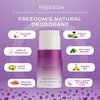 Freedom All Natural & Aluminum-free Deodorant for Women with 24-Hour Odor Protection in Eco-friendly Packaging - Made with Organic Essential Oils - Magic Lavender Deodorant