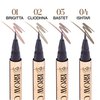SELESTIA BEAUTY Eyebrow Pen Brow Goddess - High-Pigmented & Waterproof Brow Pen - Easy to Use Brow Definer - Lightweight Texture - 0.02 oz (Bastet)