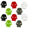 LITKO Skulls | Wound | Casualty | Death | Board Game | Role Play Game | Miniature Wargames | Compatible with Dungeons & Dragons, 40K | Pack of 10 (Varity Pack)