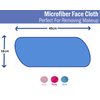 Makeup Remover Cloth Clean Towel, Reusable Facial Cleansing Towel - Chemical Free, Remove Makeup Instantly with Just Water - Money-back Satisfaction Guaranty (1 Blue)