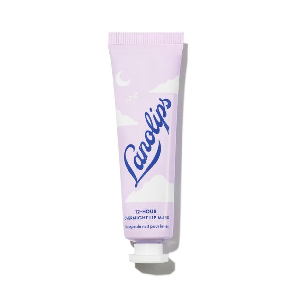 Lanolips 12 Hour Overnight Lip Mask - Rich Lanolin Lip Balm with Hyaluronic Acid, Vitamin C & Ceramides - Restore, Soften & Replenish Lips While You Sleep - Cruelty-Free Lip Products (0.52 oz / 15 g)