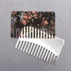 Go-Comb - Wallet Comb + Mirror - Finely Crafted Stainless Steel Hair Comb