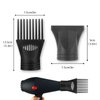 BRBASAP Universal Blow Dryer Comb Attachment Hair Styling Tools and Accessories Fits All Dryers Hair Care Products Concentrator Nozzle for Salon Styling Replacement Nozzle Comb for Diameter, Black