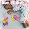 ZTATU Axolotl Toy Stress Balls for Kids (1PCS) Squishy Sugar Ball Sensory Fidget Toys, Salamander Animals Toys, Axolotl Gifts Party Favors Stress Ball, Sensory Toys for Kids (Pink)