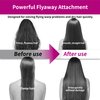 Esctabalt Hair Dryer Attachment, Anti-Flight Flyaway Compatible with Dyson Airwrap Styler HS01 HS05, Ionic Technology, Fast Drying, Fuchsia, Plastic, Heat Resistant, 2 Settings