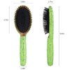 Hair Brush Detangle Hair Brushes for Women, Detangling Brush For Curly Hair, Detangle Brush, Wet Hair Brush for Thick Hair, Women Hair Brush For Curly Hair, Brushes For Hair Handmade Luxury Bling Crystal Paddle Brush Cute Rhinestone(Green)