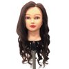 Mannequin Head Human Hair - 26 Inch Mannequin Head with Hair and Stand, Mannequin Head for Kids, Cosmetology Mannequin Head, 60% Real Hair Mannequins to Practice on, Doll Head for Hair Styling