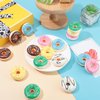 20 Pack Rainbow Donut Stress Balls 2Inch Stress Relief Donuts Foam Donut Party Favors Fun Stress Balls Donut Fidget for Shop Decorations Birthday Party Games Supplies Boys Girls Adults (Round Shape)