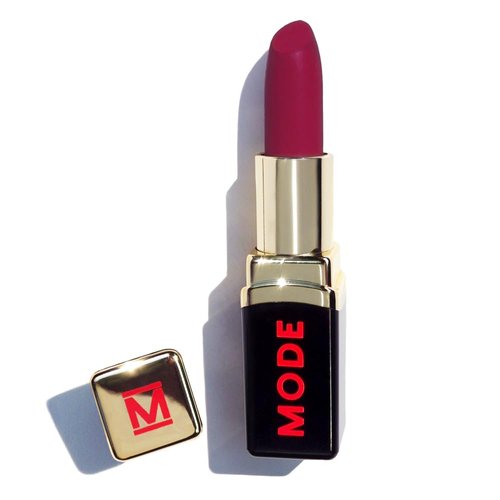 MODE Blood Red Cranberry Lipstick Virgin Matte Areni Noir INSOLENT MUSE Long Lasting Pigment Rich Lip Color, Nourishing Natural Skincare Fruit Oils, Organic Shea Butter, Cruelty Free