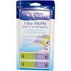 Apex 7-Day AM/PM Detach N' Go Pill Organizer, Purple & Green, 1 ea