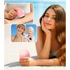 Sunscreen Applicator - Sunscreen Applicator for Kids, Roll on Sponge Applicator for Sunscreen, Sunblock Buddy Brush Set with Protective Caps, Sun Lotion Applicator Sun Cream Brush (Pink)