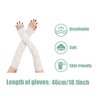 UV Protection Lace Arm Sleeves, Women's Floral Lace Sleeves Hollow Out Long Sunscreen Gloves Fingerless Driving Gloves