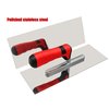 Stainless Steel Flat Finishing Trowel (11" x 4") Concrete Cement Drywall Plastering Tile Masonry Construction Hand Tools
