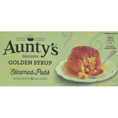 Auntys Golden Syrup Pudding