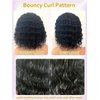 Apeasex Glueless Wigs Human Hair Pre Plucked Pre Cut Wear and Go Curly Human Hair Wig Short Curly Bob Wig Human Hair Side Part Deep Wave Lace Front Wigs for Black Women 180 Density 12 Inch Closure Wig