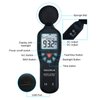 Decibel Meter, Sound Level Meter,Portable Noise monitor with 30dB~130dBA Measuring Range, LCD Backlight Display, Compact Tripod Mount, Noise Measurement Professional Instrument