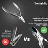 Swissklip Cuticle Trimmer I Best Cuticle Remover I Cuticle Nippers, Cuticle Cutter, Cuticle Scissors I Nail Nipper used along with Cuticle Pusher Tool, Cuticle Clippers, Nail Cuticle Trimmer ((1))