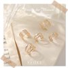 NAISKA 15PCS Hair Jewelry for Braids and Dreadlocks - Metal Braid Clips, Non-Piercing Ear Cuffs, Beard Accessories for Women and Men