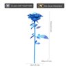 Piececool 3D Metal Puzzles Rose Flower Model Kits, Artificial Fake Flowers Metal Building Blocks DIY 3D Puzzle for Adults, for Father Mothers Valentines Day, 15Pcs