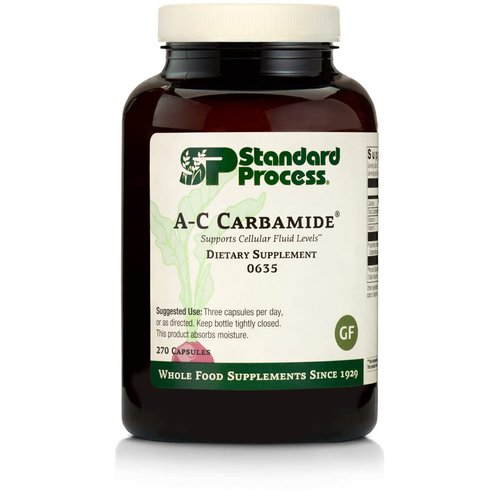 Standard Process A-C Carbamide - Gluten-Free Kidney Support Supplement with Vitamin A, Vitamin C, and Arrowroot Flour - 90 Capsules