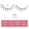 Dorisue Natural False Eyelashes Natural Wispy lashes Fluffy Fake Lashes 3D Strip Short Volume but shinne Fake Eyelashes 3Pair Set Q2
