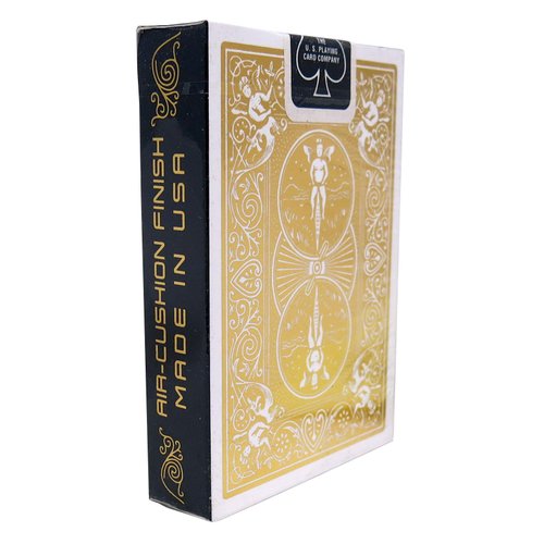 JOKARTE Bicycle Rider Back MetalLuxe Playing Cards. Gold Foil Edition