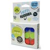 PUTTY BUDDIES Original Swimming Earplugs, 3-Pair Pack (Red/Blue/Yellow)