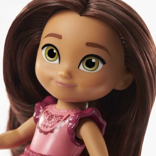 Mattel Spirit Untamed Young Lucky Doll (Approx. 4-in) with 5 Movable Joints & Story Accessories Incuding Rocking Horse & Small Horse