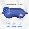 my novel things Heated Cold Eye Mask Silky Sleep Mask with Cooling Gel & Microwavable Heating Flaxseed Pad Warm Compress for Dry Eyes Care Sleeping Women Beauty Blindfold for Migraine Puffy Swollen