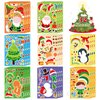 EvoEcho 32 Sheets Christmas Make Your Own Stickers Christmas DIY Make a Face Stickers for Kids Christmas Party Games Favors Toddler Holiday Crafts Xmas Gifts Christmas Tree Santa Claus Cartoon Sticker