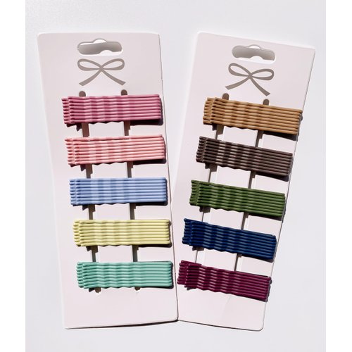 Lemeilleur Ouchless Bobby Pin, Crimped Hair Pin, with Slide-on Opener, 10 colours, 2.4 Inches, 100/80 Count (80 count, Count, 80)