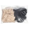 Chuangdi 50 Pcs Wig Cap Mesh Net Stocking Wig Cap Stretchy Nylon Liner Weaving Close End Fishnet Wig Cap for Women Men(Black and Light Brown)