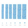 Jollin 3456pcs Flatback Rhinestones Glass Charms Diamantes Gems Stones for Nail Art 6 Size ss4~ss12 Aquamarine AB