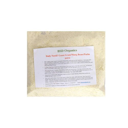 BSD Organics Powder of Daily NeedZ Green Gram/Mung Beans/Pacha Pairu - 200 G