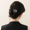 kilofly 3pc Women's Rhinestone Crystal Faux Hair Clip Claw Barrettes Value Pack