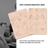 5pcs Premium Silicone Tattoo Training Pad Double Side Pre-Printed Pink Tiny Tattoo Practice Skin for Body Art Tattoo Training (5pcs)