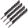 Uonlytech Hair Clips, 1 Set 2 Pairs Rhinestone Hair Barrette Pins Clear Crystal Hair Bobby Pin Accessories for Women - Black, Size 6x0.7cm, 4 Pieces