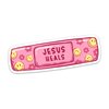 (3PCs) Jesus Heals Cute Bandage Sticker, Christian Girly Stickers, Inspirational Religious Healing Quotes Vinyl Waterproof Spiritual Stickers for Laptop Water Bottle Notebook Tumbler (3 Inches)