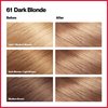 Revlon Permanent Hair Color, Permanent Hair Dye, Colorsilk with 100% Gray Coverage, Ammonia-Free, Keratin and Amino Acids, 61 Dark Blonde, 4.4 Oz (Pack of 3)