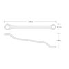 TEKTON 8 mm x 10 mm 45-Degree Offset Box End Wrench | WBE24308