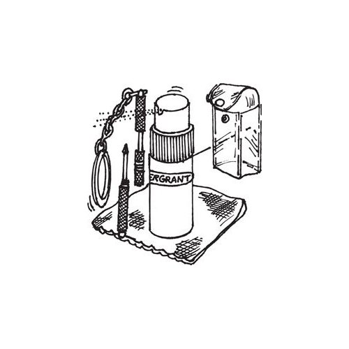 Eyeglass Repair Kit with Cleaning Fluid, Microfiber Cloth, and a Key Chain Screwdriver