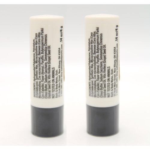 Vanilla Lip Balm (No 1421), Bath and Body, C O Bigelow, 0.14 oz each, 2 pack