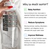 BellyBottle Pregnancy Water Bottle Tracker – Pregnancy Must Haves First Trimester – Pregnancy Gifts for Expecting Mom – Pregnancy Essentials Nausea Relief – Weekly Stickers + Straw + BPA Free – Tidye