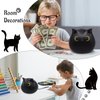 NIGOWAYS Cat Piggy Bank - Piggy Bank for Kids and Adults,Unbreakable Money Bank,Cat Bank, Practical Gifts for Birthday,Halloween,Christmas (Black Cat)