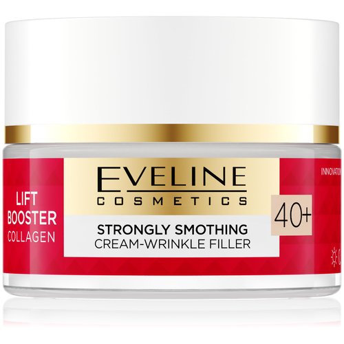 Eveline Cosmetics Lift Boost Collagen Cream-Wrinkle Filler 40+ 50ml, 3.4 Fl Oz (Pack of 1)