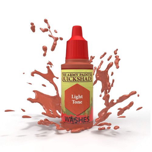 The Army Painter Light Tone Quickshade Wash - Non-Toxic Lightly Pigmented Water Based Wash Paint for Tabletop Roleplaying, Boardgames, and Wargames Miniature Model Painting