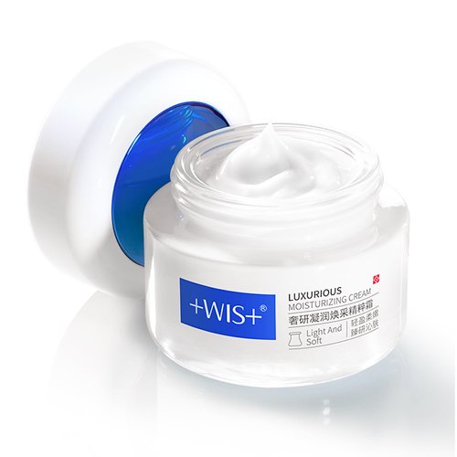 +WIS+ Long-Lasting Moisturizing Soothing Repair Cream, Daily Face Care Cream with Algae and Pine Cone Extracts for Dry Skin, Sensitive Skin, Not Tested on Animals, No Parabens (1.76 Fl Oz)