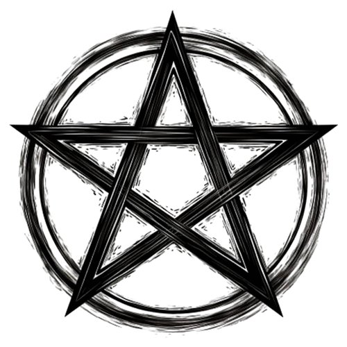 Dopetattoo 6 Sheets Temporary Tattoos Pentagram Pentacle Symbol Temporary tattoo Neck Arm Chest f...