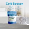 Cold Season Bath Salt 32 Ounces Epsom Salt with Natural Rosemary, Peppermint, Eucalyptus and Lemon Essential Oils Plus Vitamin C in BPA Free Pouch with Easy Press-Lock Seal